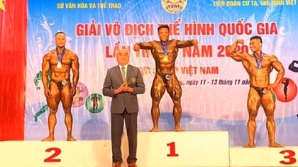 TP HCM nhất toàn đoàn Giải Vô địch Thể hình quốc gia