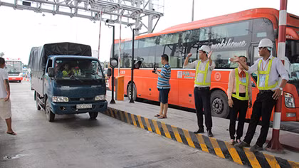 Ngưng xả trạm thu phí Cai Lậy