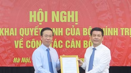 Bộ Chính trị phân công Bí thư Tỉnh ủy Thái Bình giữ chức vụ Phó trưởng Ban Tuyên giáo Trung ương