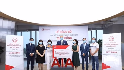 AIA Việt Nam hỗ trợ miễn phí nhân viên y tế phòng, chống dịch COVID-19 