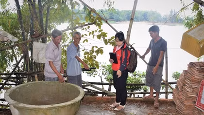 Thấp thỏm sống bên bờ sông sạt lở