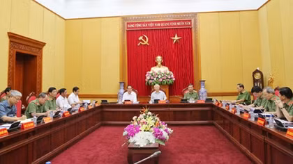 Lực lượng CAND tiếp tục làm tốt chức năng tham mưu cho Đảng, Nhà nước
