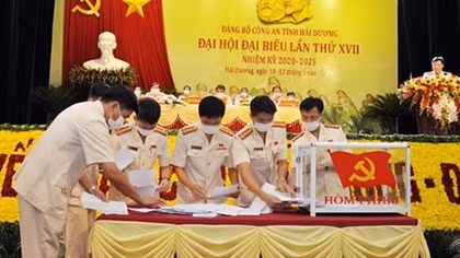 Đảng bộ Công an tỉnh Hải Dương tổ chức Đại hội nhiệm kỳ 2020 -2025