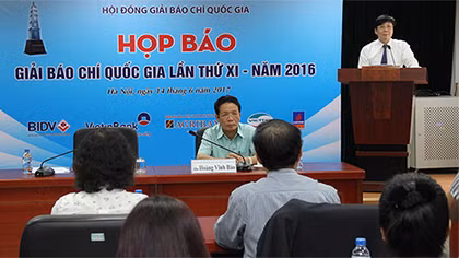 95 tác phẩm đạt Giải Báo chí Quốc gia lần thứ XI năm 2016