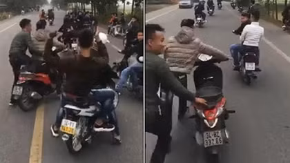Triệu tập nhóm thanh niên chặn đầu xe chở tân binh