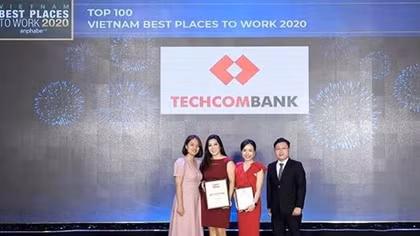 Techcombank 5 năm liền thuộc Top 2 "Nơi làm việc tốt nhất ngành tài chính ngân hàng"
