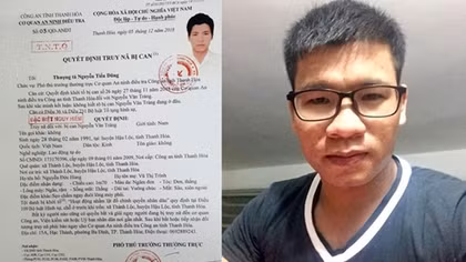 Quyết định truy nã đối với Nguyễn Văn Tráng