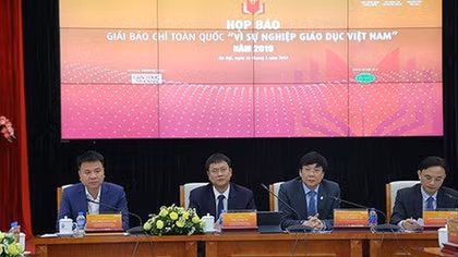 Phát động Giải báo chí toàn quốc “Vì sự nghiệp giáo dục Việt Nam” năm 2019