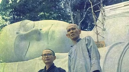 Kiệt tác tượng Phật nằm trên núi Tà Cú