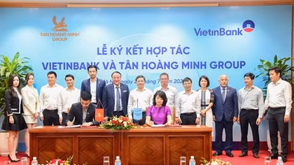 VietinBank và Tân Hoàng Minh ký kết thỏa thuận hợp tác