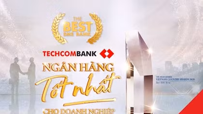 Techcombank được vinh danh là “Ngân hàng cung cấp giải pháp tốt nhất cho khách hàng”
