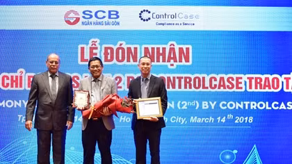 SCB nhận chứng chỉ PCI DSS lần 2 và giải thưởng xuất sắc 
