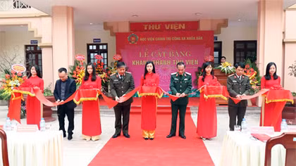 Học viện Chính trị CAND khánh thành thư viện theo mô hình mới