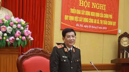 Xây dựng nghị định về Công an xã, thị trấn chính quy
