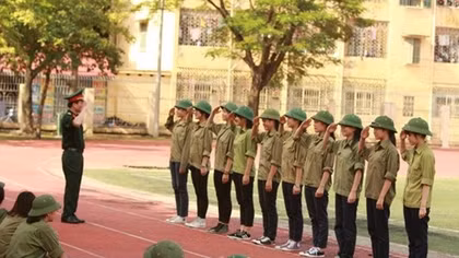 Giáo dục quốc phòng và an ninh chính thức trở thành môn học chính khóa
