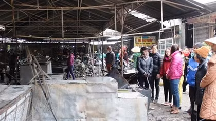  Cháy chợ ở Nghệ An, 40 chủ ki ốt trắng tay