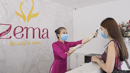 Zema Việt Nam phòng Covid chuẩn chỉnh cho phái đẹp đón tết như ý
