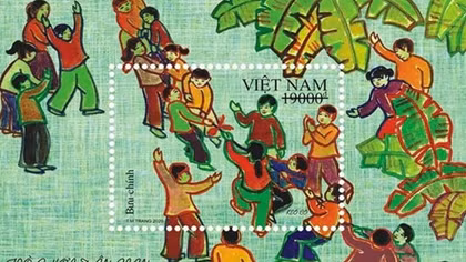 Phát hành bộ tem 'Trò chơi dân gian' nhân dịp Tết thiếu nhi 1/6