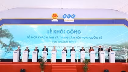 FLC khởi công Tổ hợp khách sạn và Trung tâm Hội nghị Quốc tế tại Quảng Bình