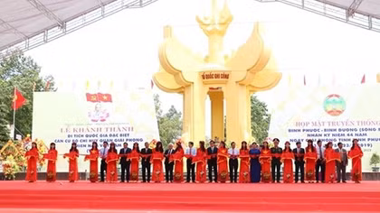 Khánh thành Khu Di tích Bộ Chỉ huy Quân giải phóng miền Nam Việt Nam