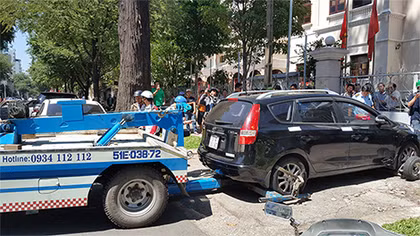 Khoán trách nhiệm giải phóng vỉa hè trên tuyến phố