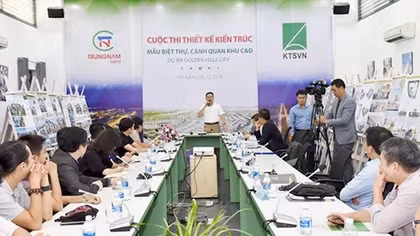 Trao giải cuộc thi thiết kế mẫu biệt thự, cảnh quan khu biệt thự ven sông của dự án Golden Hills