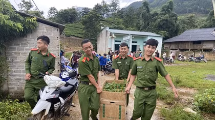 Sôi nổi chiến dịch “Hành quân xanh” năm 2020 của Công an Lai Châu