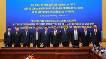 Việt Nam – Myanmar thắt chặt quan hệ hợp tác phòng, chống tội phạm
