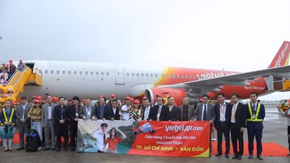 VietjetAir chính thức mở đường bay Vân Đồn - TP HCM