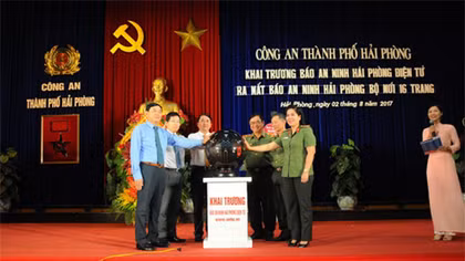 Ra mắt báo điện tử An ninh Hải Phòng