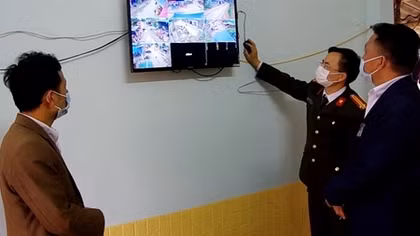 Khánh thành mô hình camera an ninh và hệ thống đèn chiếu sáng giao thông nông thôn