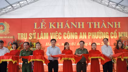 Khánh thành trụ sở Công an phường Cổ Nhuế 2