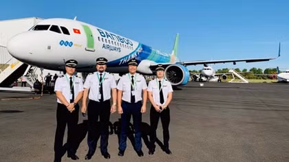 Bamboo Airways được phê chuẩn Giáo trình huấn luyện phi công