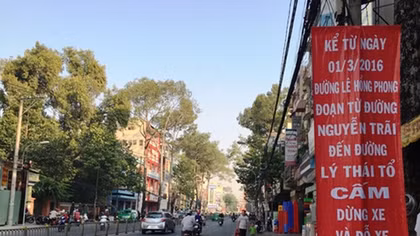 Ðường Lê Hồng Phong ngày giáp Tết