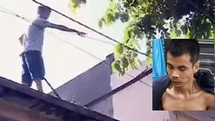 Ngáo đá trèo lan can đập tài sản rồi chửi hàng xóm