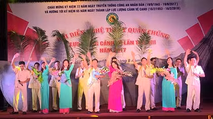 Khai mạc Hội diễn Nghệ thuật quần chúng BTL Cảnh vệ