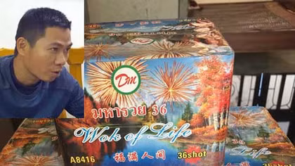 Phạt nguội đối tượng đốt pháo trong dịp tết