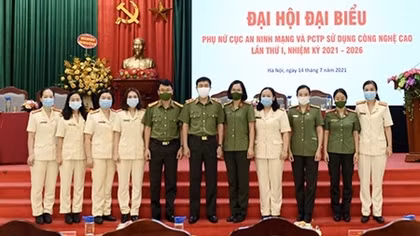 Hội Phụ nữ Cục An ninh mạng xung kích, đi đầu trong ứng dụng công nghệ thông tin