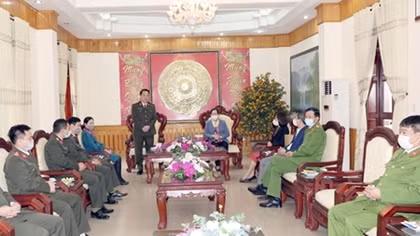 Lãnh đạo tỉnh Hà Nam chúc Tết lực lượng Công an tỉnh