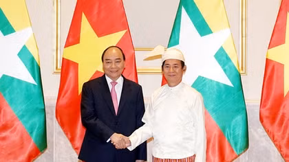 Thủ tướng Nguyễn Xuân Phúc bắt đầu thăm chính thức Myanmar