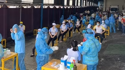 Tăng cường tầm soát dịch COVID-19 trong công nhân lao động