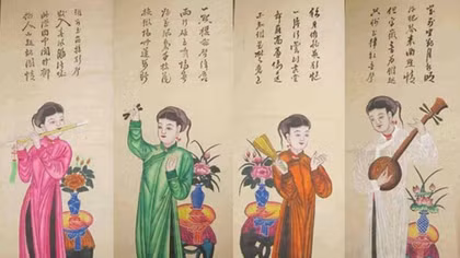 Thú chơi tranh Tết