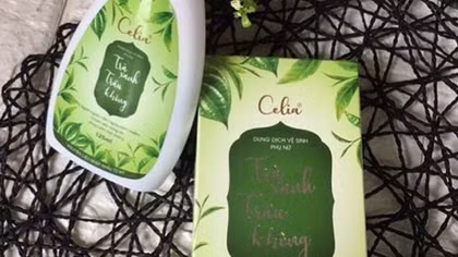 Thu hồi dung dịch vệ sinh phụ nữ trà xanh trầu không