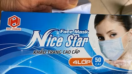 Tiêu huỷ 27.000 chiếc khẩu trang giả thương hiệu Nice Star