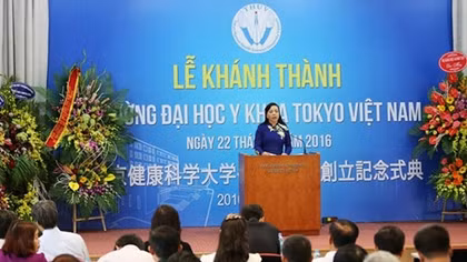 Khánh thành Trường ĐH Y khoa Tokyo Việt Nam tại Ecopark