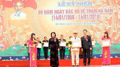 Kỷ niệm 60 năm Bác Hồ về thăm tỉnh Hà Nam