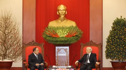 Tổng Bí thư, Chủ tịch nước Nguyễn Phú Trọng tiếp P. Thủ tướng, Bộ trưởng Quốc phòng Thái Lan