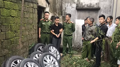 Giải mã những vụ trộm bánh xe ô tô ở Nghệ An