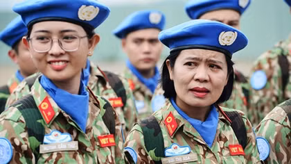 Những người lính mang khát vọng hòa bình đến châu Phi