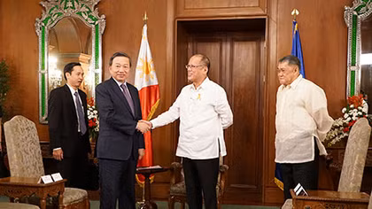 Bộ trưởng Tô Lâm thăm và làm việc tại Philippines